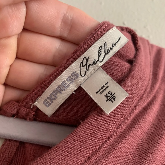 Express OneEleven Open Back Tee - Picture 2 of 3